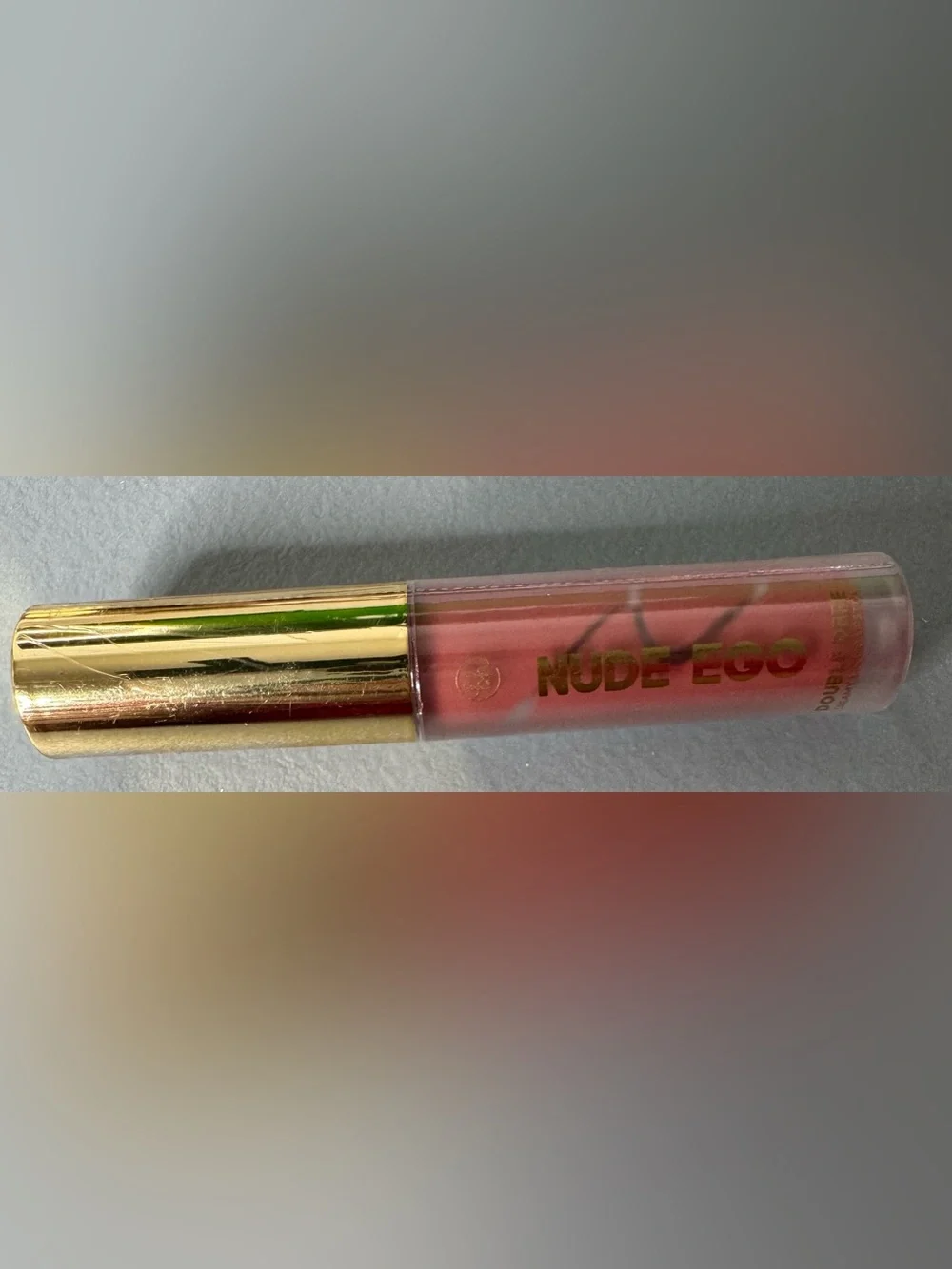 BH Cosmetics Nude Ego double dare mauve creamy liquid Lipstick with Gold Cap